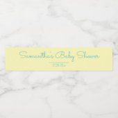 Neutrale Babydusche Wasserflaschenetikett (Einzelnes Label)