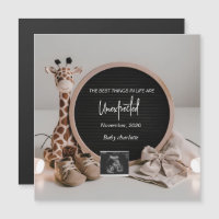 Neutrale Babyparty Schwangerschafts-Ankündigungska