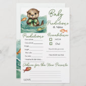 Neutrale Babyprognostizierungskarte für ein andere (Vorne/Hinten)