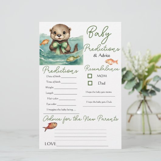 Neutrale Babyprognostizierungskarte für ein andere (Stehend Vorderseite)