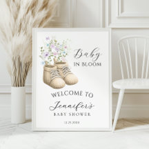 Neutrale Babyschuh-Babyparty-Willkommensgruß
