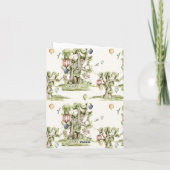 Neutrale Bärendusche Danke Karte (Rückseite)