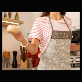 Neutrale Beige & Braun Weihnachtsfeier W/ Schneemä Schürze