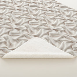 Neutrale Beige-, Creme- und Elfenbein-Sherpa-Decke Sherpadecke