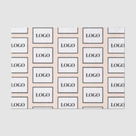 Neutrale Beige für Firmenlogo Seidenpapier