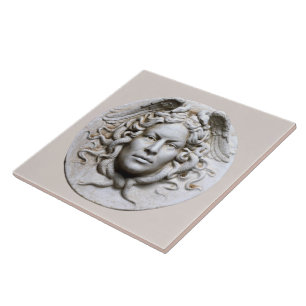 Neutrale beige Marmor-Medusa-Wandfliese Fliese