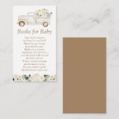 Neutrale Beige Pumpkin Baby Duschbücher für Baby Begleitkarte (Vorne/Hinten)