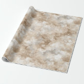 Neutrale Beige-Stein-Textur Elfenbein-Abstraktes M Geschenkpapier (Ungerollt)
