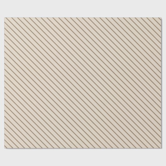 Neutrale Beige und Taupe-Diagonal-Geschenkwrap Geschenkpapier (Flach)