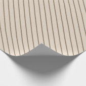 Neutrale Beige und Taupe-Diagonal-Geschenkwrap Geschenkpapier (Ecke)
