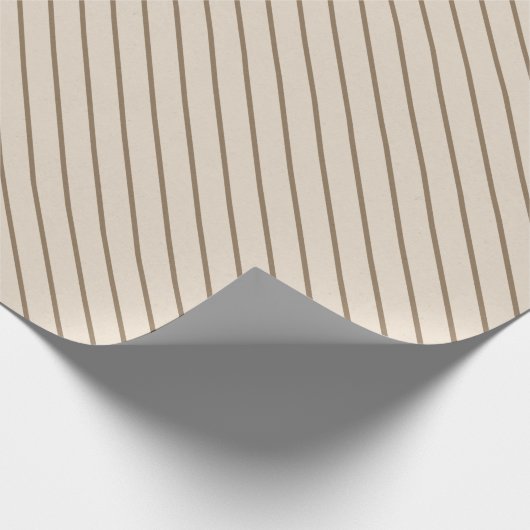 Neutrale Beige und Taupe-Diagonal-Geschenkwrap Geschenkpapier (Ecke)