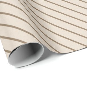 Neutrale Beige und Taupe-Diagonal-Geschenkwrap Geschenkpapier