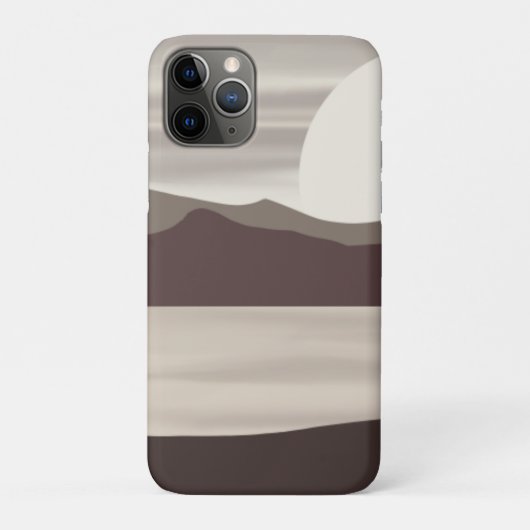 Neutrale Berglandschaft - Case-Mate iPhone Hülle (Rückseite)