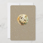 Neutrale Bienendusche Einladung (Rückseite)