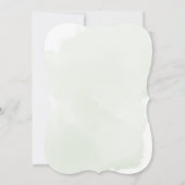 Neutrale Bläschendusche für Grünbären Einladung (Rückseite)