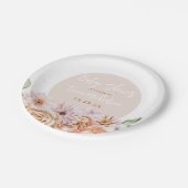 Neutrale Bläschendusche Pappteller (Schrägansicht)