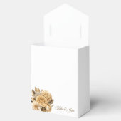 Neutrale Blume Bouquet-Wedding Vielen Dank Geschenkschachtel (Geöffnet)