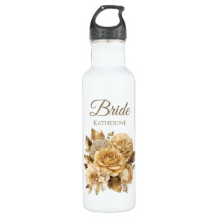 Neutrale Blume Edelstahlflasche