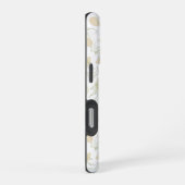 Neutrale Blume Nahtloses Muster iPhone Hülle (Rechte Seite)