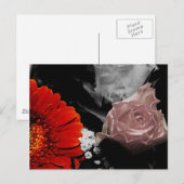 Neutrale Blumenkarte Postkarte (Vorne/Hinten)