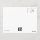Neutrale Blumenkarte Postkarte (Rückseite)