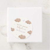 Neutrale Boho Clouds Stars Babydusche Geschenkanhänger (Beispiel)