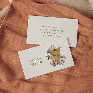 Neutrale Boho Kinderzimmer Babydusche bringen ein  Begleitkarte