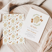 Neutrale Boho Muster Baby Dusche