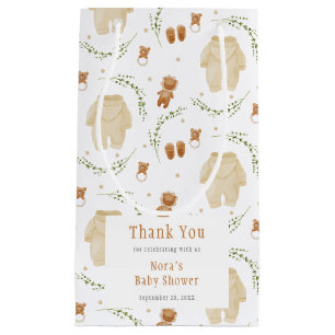 Neutrale Boho Muster Baby Dusche Kleine Geschenktüte
