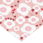 Neutrale Botanicale - Pflaumen rosa Großer Tischläufer (Ecke)