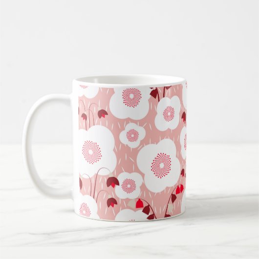 Neutrale Botanicale - Pflaumen rosa Kaffeetasse (Links)