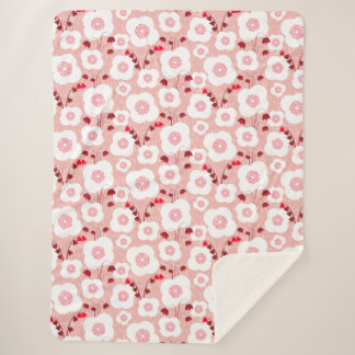 Neutrale Botanicale - Pflaumen rosa Sherpadecke