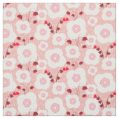 Neutrale Botanicale - Pflaumen rosa Stoff (Muster)
