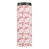 Neutrale Botanicale - Pflaumen rosa Thermosbecher (Rückseite)