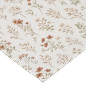 Neutrale botanische Illustration einer Wildblumenw Kurzer Tischläufer (Ecke)