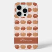 neutrale Braunen- und Orangenkürbis Case-Mate iPhone Hülle (Rückseite)