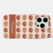 neutrale Braunen- und Orangenkürbis Case-Mate iPhone Hülle (Rückseite (Horizontal))