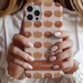 neutrale Braunen- und Orangenkürbis Case-Mate iPhone Hülle