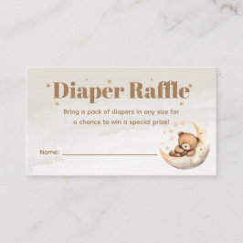 Neutrale Braunteddy-Bärentaucher Begleitkarte