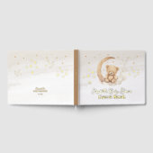 Neutrale Braunteddybärdusche Gästebuch (Voll)