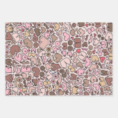 neutrale Brustpatrone Geschenkpapier Set (Vorderseite 3)