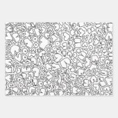 neutrale Brustpatrone Geschenkpapier Set (Vorderseite 2)