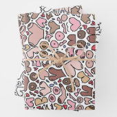 neutrale Brustpatrone Geschenkpapier Set (Beispiel)