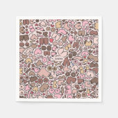 neutrale Brustpatrone Serviette (Vorderseite)