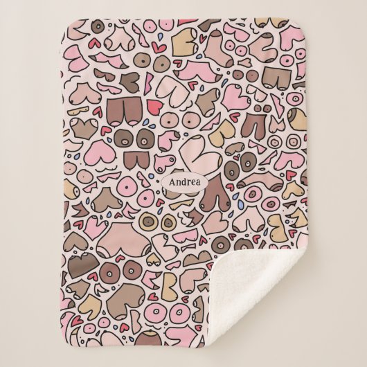 neutrale Brustpatrone Sherpadecke (Vorderseite)