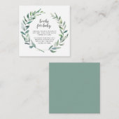 Neutrale Bücher für Baby-Käfer Begleitkarte (Vorne/Hinten)