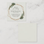 Neutrale Bücher für Babydusche Begleitkarte (Vorne/Hinten)