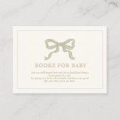 Neutrale Bücher für das grüne Multifunktionsband Begleitkarte (Vorderseite)