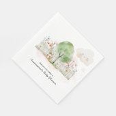 Neutrale C-Babydusche | Serviette (Ecke)