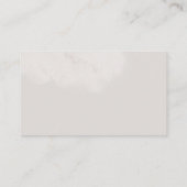 Neutrale Cloud-Baby-Duschbücher für Babykarte Begleitkarte (Rückseite)